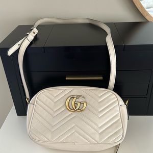 Gucci Marmont GG leather camera bag